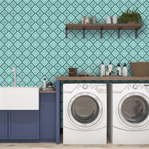 Papel De Parede Água Do Mar - 0 50 X 2 50 Metros