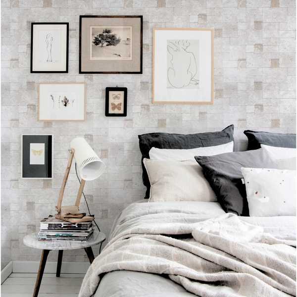 Papel De Parede Alto Relevo Pedras Texturizadas Com Brilho -