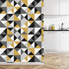 Papel De Parede Amarelo Geometrico