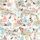 Papel De Parede Animais 7 Papel De Parede Rolo 0,50cm X 0,50