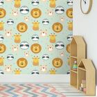 Papel De Parede Animais Fofos - 0 50 X 3 00 Metros