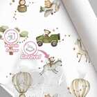 Papel De Parede Animais Infantil Decorativo Aquarela Clara Ba