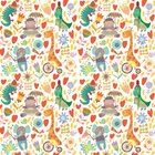 Papel De Parede Animais No Circo 2,70x0,57m