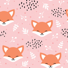 Papel De Parede Animais Raposinha Feliz 57x270cm