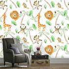 Papel De Parede Animais Savana Infantil