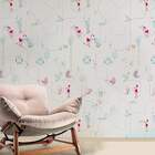 Papel De Parede Animal Passarinhos Nos Galhos 02-60x300cm