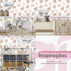 Papel De Parede Aquarela Floral Colorida Flores Primavera Qua