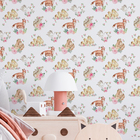 Papel De Parede Aquarela Floral Colorida Flores Primavera Qua