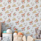 Papel De Parede Aquarela Floral Colorida Flores Primavera Qua