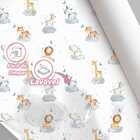 Papel De Parede Aquarela Infantil Branco Animais Fofinhos Saf