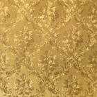 Papel De Parede Arabesco 3d Dourado