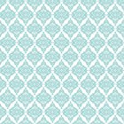 Papel De Parede Arabesco Azul Adesivo Rolo 2,70m