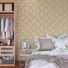 Papel De Parede Arabesco Gold 1,5m