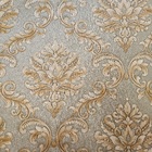 Papel De Parede Arabesco Marrom/dourado - Coleção Grace 3