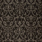 Papel De Parede Arabesco Preto Com Marrom