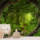 Papel De Parede Árvores Floresta Natureza Sala Painel - 079pcp