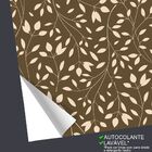 Papel De Parede Aura Brown - 0 50 X 3 00 Metros