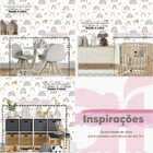 Papel De Parede Auto Adesivo Aquarela Arco Iris Colorido Infa