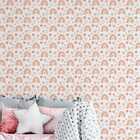 Papel De Parede Auto Adesivo Aquarela Arco-iris Rosê Decorati