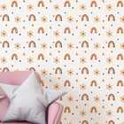 Papel De Parede Auto Adesivo Aquarela Infantil Arco-iris Amar