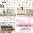 Papel De Parede Auto Adesivo Aquarela Infantil Arco-iris Amar