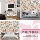 Papel De Parede Auto Adesivo Colagem Efeito Lambe Lambe Vinta