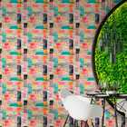 Papel De Parede Auto Adesivo Colagem Lambe Lambe Colorida Dec