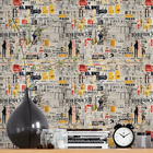 Papel De Parede Auto Adesivo Colagem Vintage Decorativa Viníl