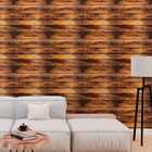 Papel De Parede Auto Adesivo Efeito Madeira Tábua Escura Enve