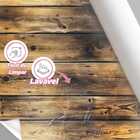 Papel De Parede Auto Adesivo Efeito Madeira Tábua Escura Enve