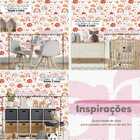 Papel De Parede Auto Adesivo Infantil Aquarela Arco-iris Colo