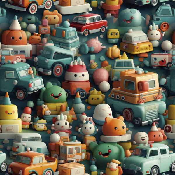 Papel De Parede Auto Adesivo Infantil Bichinhos Fofos Colorid