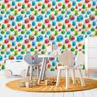 Papel De Parede Auto Adesivo Infantil Bloco De Brinquedos Col