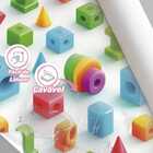 Papel De Parede Auto Adesivo Infantil Bloco De Brinquedos Col