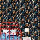 Papel De Parede Auto Adesivo Infantil Cidade De Blocos Colori