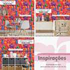 Papel De Parede Auto Adesivo Infantil Colorido Animais Fofos