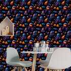 Papel De Parede Auto Adesivo Infantil Espacial Colorido Decor