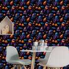 Papel De Parede Auto Adesivo Infantil Espacial Colorido Decor