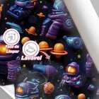 Papel De Parede Auto Adesivo Infantil Espacial Colorido Decor