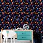 Papel De Parede Auto Adesivo Infantil Espacial Colorido Decor