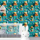 Papel De Parede Auto Adesivo Infantil Ursinho Fofo Colorido L