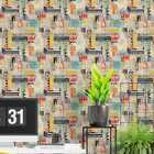 Papel De Parede Auto Adesivo Lambe Lambe Colagem Personalizad