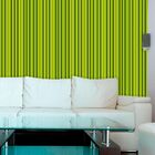 Papel De Parede Auto Adesivo Lavável  Listrado Verde Limão L0