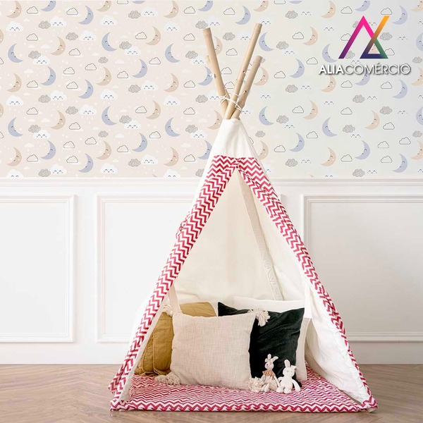 Papel De Parede Auto Adesivo Lavável - Dream On (122x1m) - Az