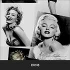 Papel De Parede Auto Adesivo Lavável Marilyn Monroe D0108