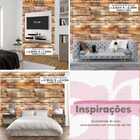 Papel De Parede Auto Adesivo Madeira Demolição Clara Decorati