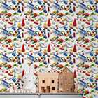 Papel De Parede Auto Adesivo Quarto Bebê Bloquinhos Coloridos