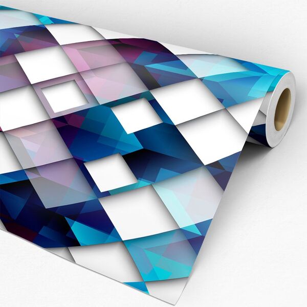 Papel De Parede Auto-adesivo Tema Geométrico Ppg-006 - 0 50 X