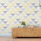 Papel De Parede Auto-adesivo Tema Geométrico Ppg-124 - 0 50 X