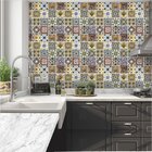 Papel De Parede Auto-adesivo Tema Pastilha E Azulejo Pppa-002